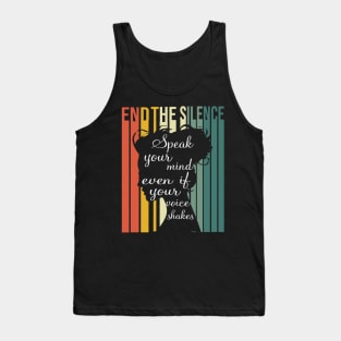 Speak Your Mind End the Silence Tank Top